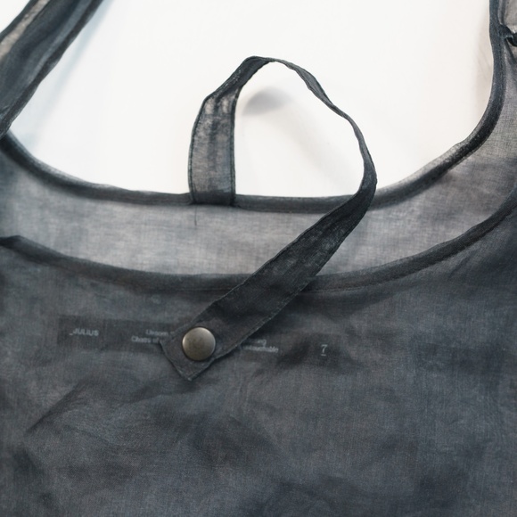 JULIUS Black Slouch Shopper Tote, sheet, oversized large - Picture 8 of 11